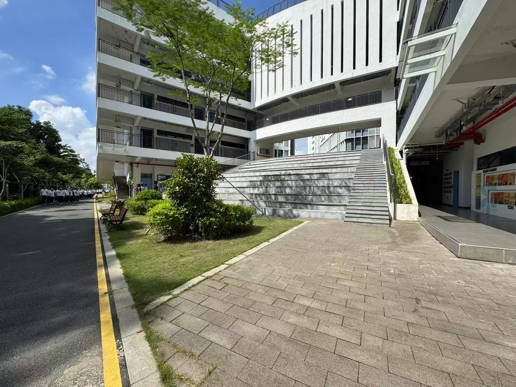 B区2号点位实景图 - 位于B区南部功能区